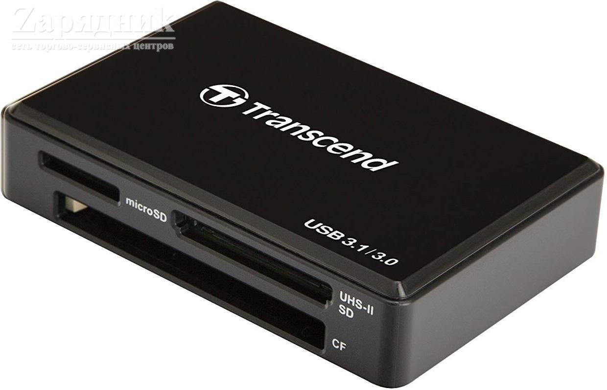 Карт-ридер USB3.1 Reader Transcend TS-RDF9K2 - Zарядниk - Всё для сотовых  телефонов, аксессуары и ремонт